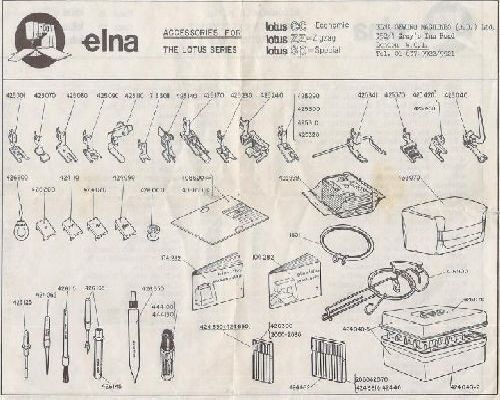Elna 6003 Instruction Manual