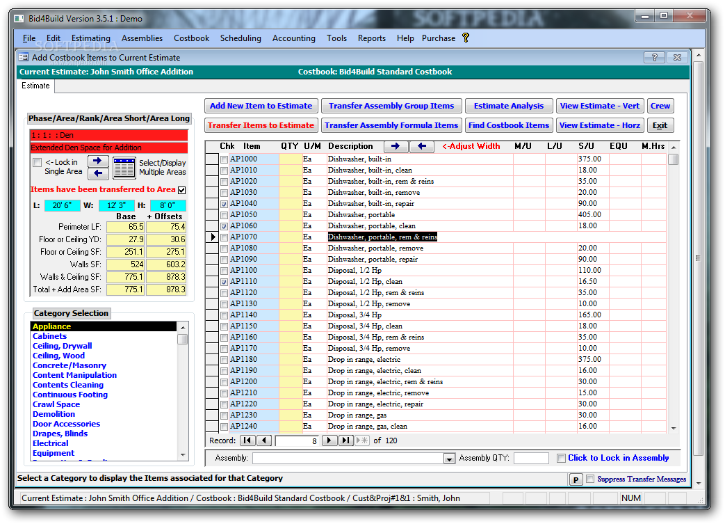 Construction estimating software free trial version